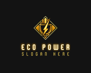 Plug Power Electric logo design