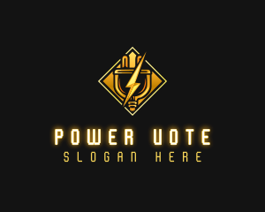 Plug Power Electric logo design