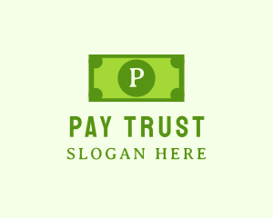 Money Dollar Bill logo design