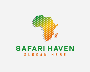 African Safari Tourism logo design