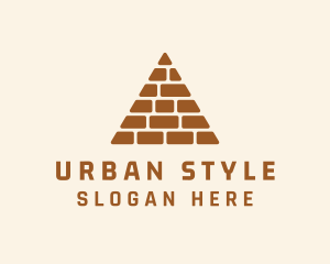 Brick Pyramid Construction  Logo