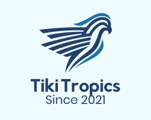 Blue Tropical Cockatoo logo design