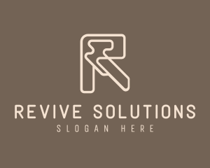 Creative Brand Letter R logo design