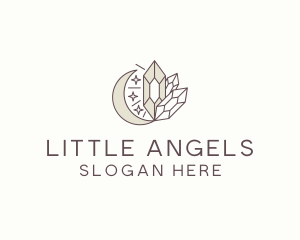 Cosmic Crystal Stone logo design