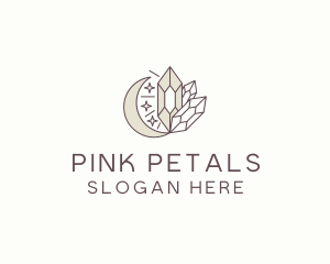 Cosmic Crystal Stone logo design