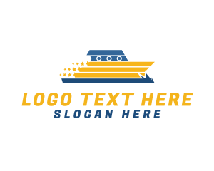 Current - Sailing Speedboat Star logo design