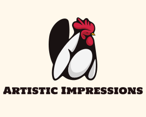 Big Chicken Rooster logo design