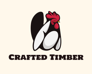 Big Chicken Rooster logo design