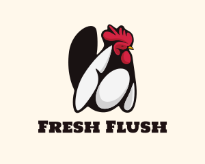 Big Chicken Rooster logo design