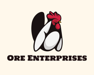 Big Chicken Rooster logo design