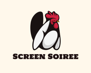 Big Chicken Rooster logo design