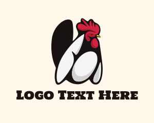 Poultry - Big Chicken Rooster logo design