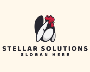 Big Chicken Rooster logo design