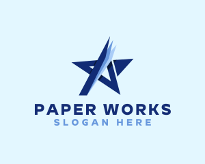 Star Paper Startup logo design