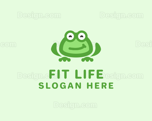Happy Frog Pet Logo