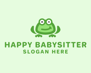 Happy Frog Pet  logo design