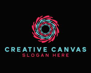 Creative Splash Swirl logo design