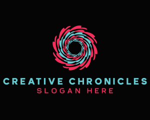 Creative Splash Swirl logo design