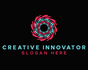 Creative Splash Swirl logo design