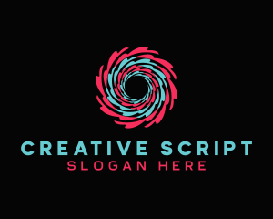 Creative Splash Swirl logo design