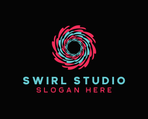 Creative Splash Swirl logo