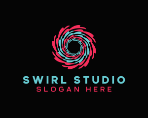 Creative Splash Swirl logo design