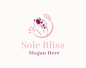 Hand Nail Polish Wordmark logo