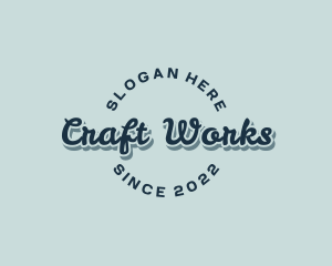 Cursive Business Craft logo design