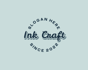 Cursive Business Craft logo design