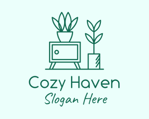Indoor Plant Homeware logo design