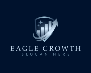 Growth Chart Graph logo design