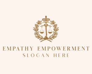 Legal Justice Attorney logo design