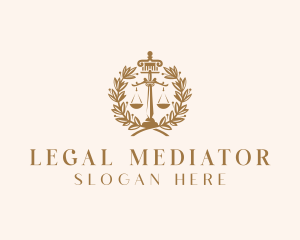 Legal Justice Attorney logo design