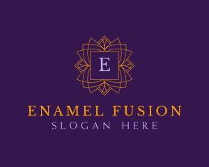 Regal Emblem Floral logo design