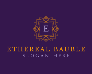 Regal Emblem Floral logo design