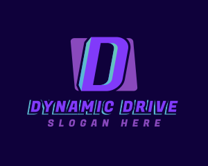 Gradient Business Letter D  logo