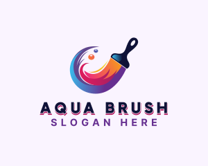 Paint Brush Renovation logo design