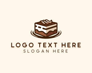Cakes - Tiramisu Cake Dessert logo design
