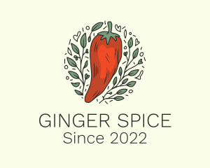 Spice Leaf Plant logo design