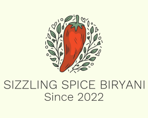 Spice Leaf Plant logo design