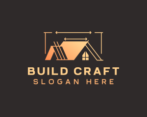 House Roofing Contractor logo design