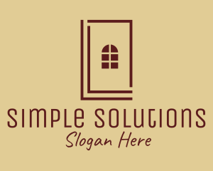 Simple Window Door logo design