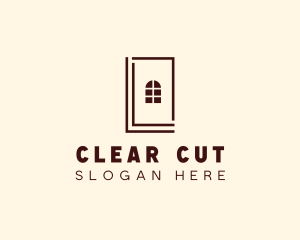 Simple Window Door logo design