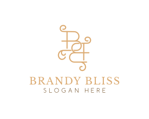 Fashion Luxury Brand Letter B logo design