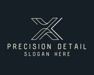 Modern Tech Letter X logo design