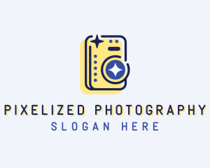 Photo Camera Film  logo design