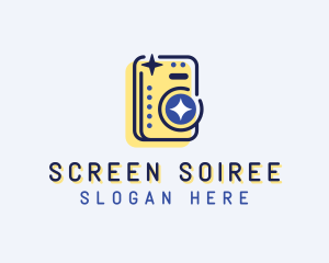 Photo Camera Film  logo design