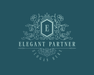 Luxury Feminine Florist  logo design