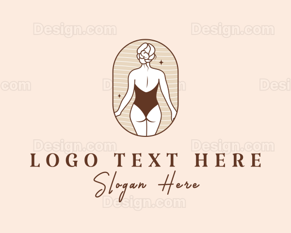 Feminine Woman Body Logo