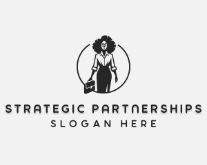 Female Executive Manager logo